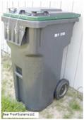 Trash should be kept indoors